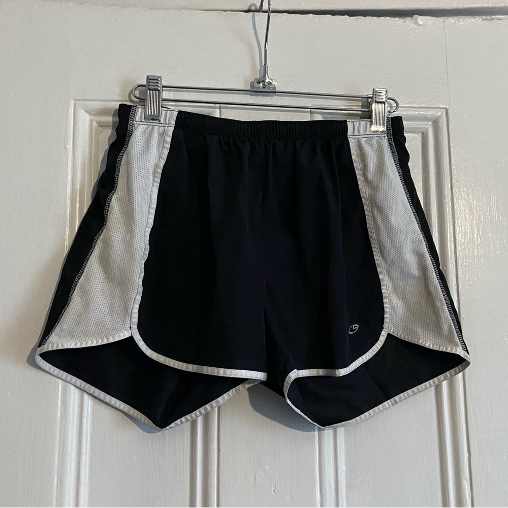 LIKE NEW Black & White Champion Shorts
